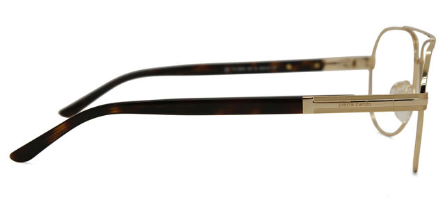 Pierre Cardin - Pilot Style 6844 6LB Eyeglasses By Safilo Pierre Cardin P.C. 6844 J5G Pilot Gold Eyeglasses  main image 3