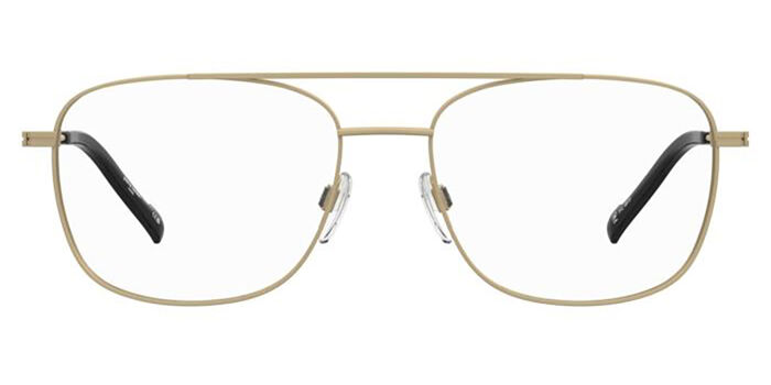 Pierre Cardin - Pilot Style 6844 6LB Eyeglasses By Safilo Pierre Cardin P.C. 6844 J5G Pilot Gold Eyeglasses  main image 2