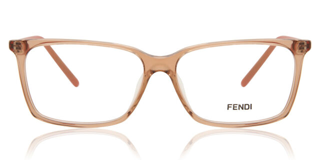 Fendi 945 749 Rectangle Transparent Brown Eyeglasses  display picture 1