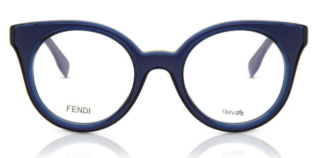 Fendi FF 0198 WOMAN L04 Cat Eye Blue Eyeglasses  display picture 1