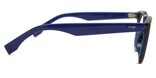 Fendi FF 0198 WOMAN L04 Cat Eye Blue Eyeglasses | SmartBuyGlasses US