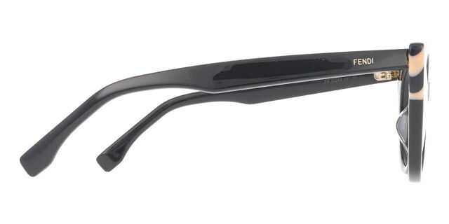 Fendi Waves Sunglasses Fendi Waves Grey and Pink Gradient Square Sunglasses FF 0241  main image 4