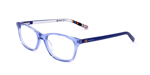 Missoni MM 0008 PJP Square Transparent Blue Eyeglasses  display picture 1