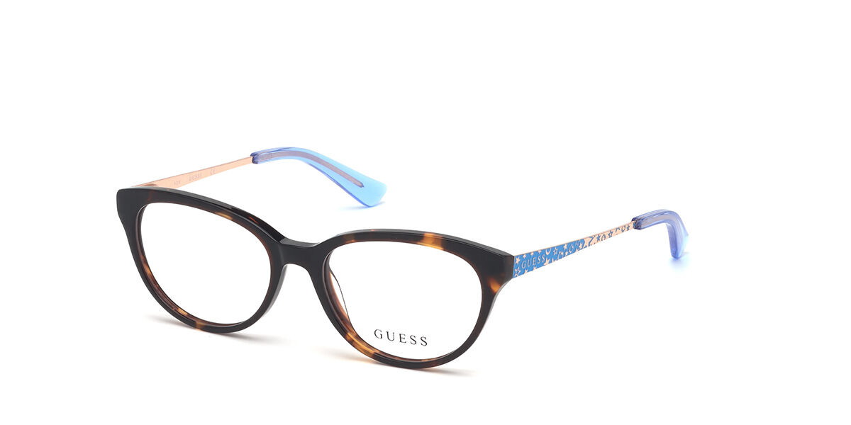 Guess GU2899 052 Cat Eye Dark Tortoise Eyeglasses | SmartBuyGlasses US