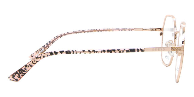 Guess GU2912 028 Square Rose Gold Glitter Eyeglasses  display picture 1