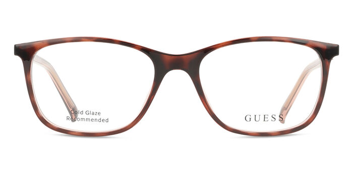 Guess GU8237 041 Square Transparent Yellow Eyeglasses  display picture 1