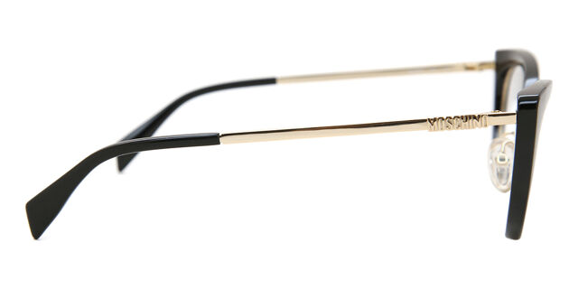 Moschino MOS521 807 Cat Eye Black Gold Eyeglasses  display picture 1
