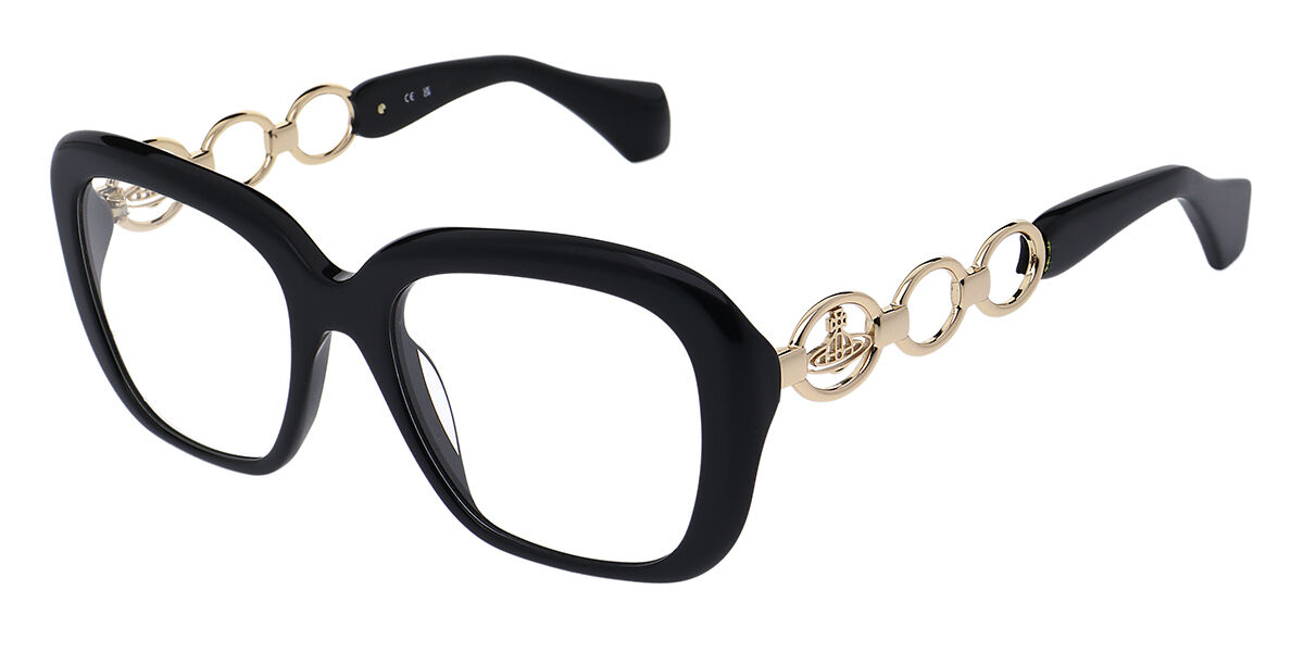 Vivienne Westwood VW1048 001 Square Shiny Black Eyeglasses