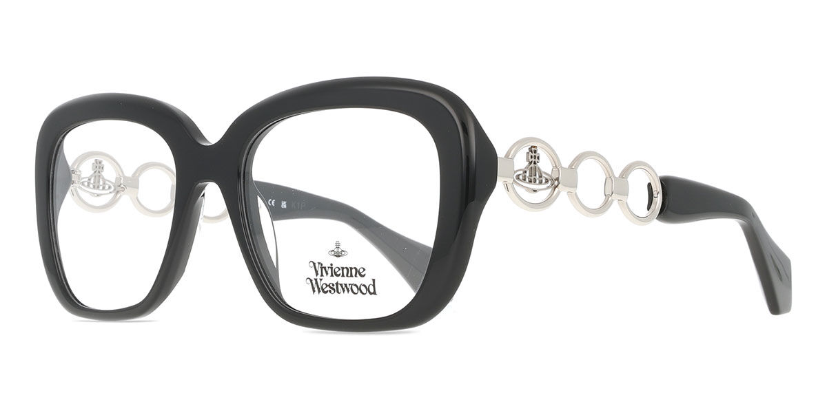 Vivienne Westwood VW1048 001 Square Shiny Black Eyeglasses