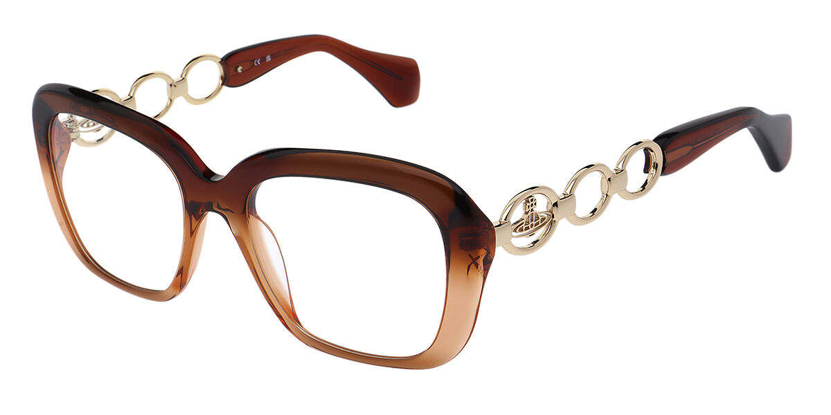 Vivienne Westwood VW1048 001 Square Shiny Black Eyeglasses