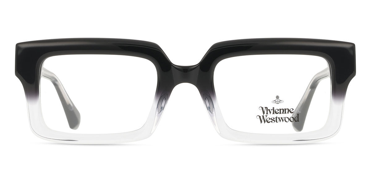 Vivienne Westwood VW1063 002 Rectangle Faded Black Clear
