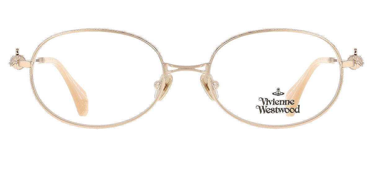 Vivienne Westwood VW3020 403 Oval Antique Gold Eyeglasses
