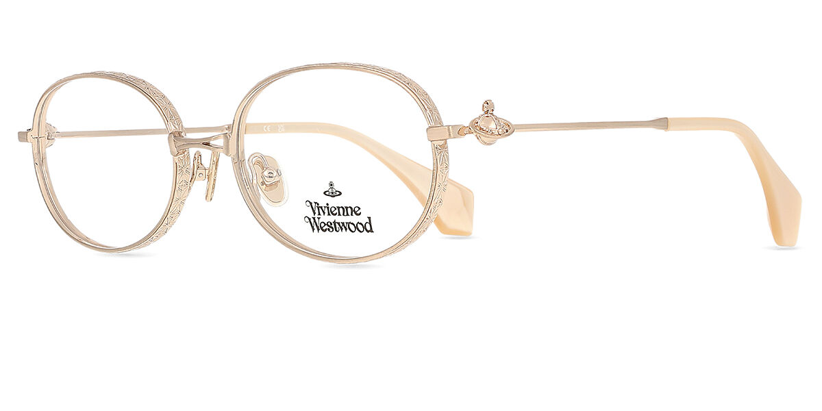 Vivienne Westwood VW3020 403 Oval Antique Gold Eyeglasses