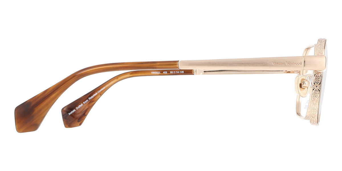 Vivienne Westwood VW3021 403 Antique Gold Eyeglasses
