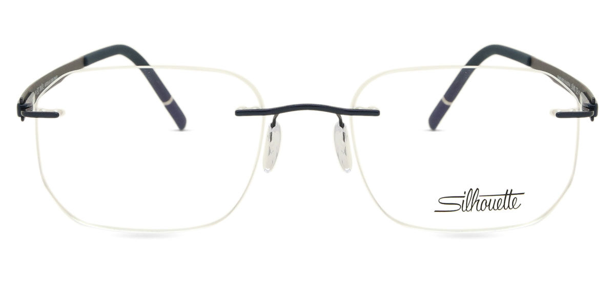 Silhouette 5555/CV 6560 Oval Smoke Black Eyeglasses