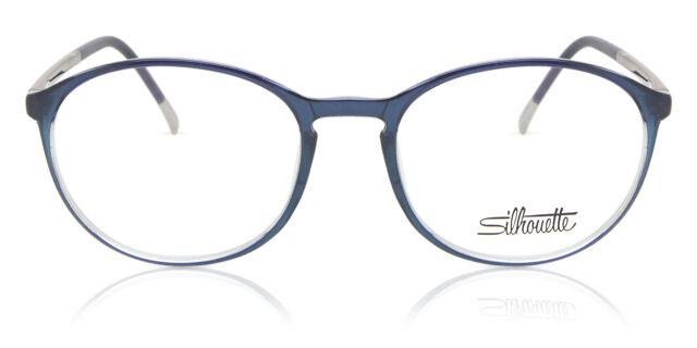 Silhouette 2940/75 4510 Oval Blue Eyeglasses  display picture 1