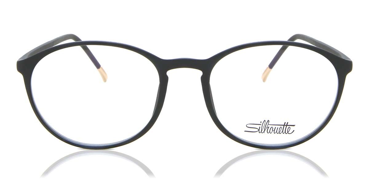 Silhouette 2940/75 9030 Oval Matte Black Eyeglasses