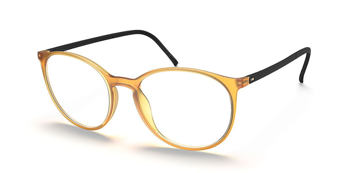 Silhouette 2936/75 6130 Oval Transparent Orange Eyeglasses