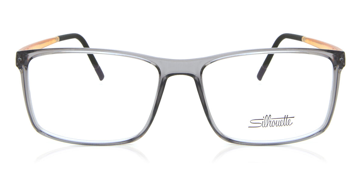Silhouette Vivid Sky FR 2956/75 6660 Rectangle Transparent Grey