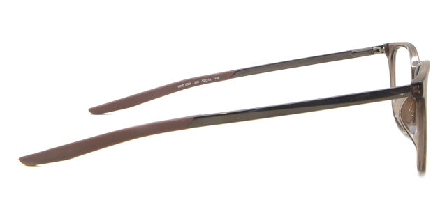 Nike 7283 202 Square Transparent Baroque Brown Eyeglasses  display picture 2