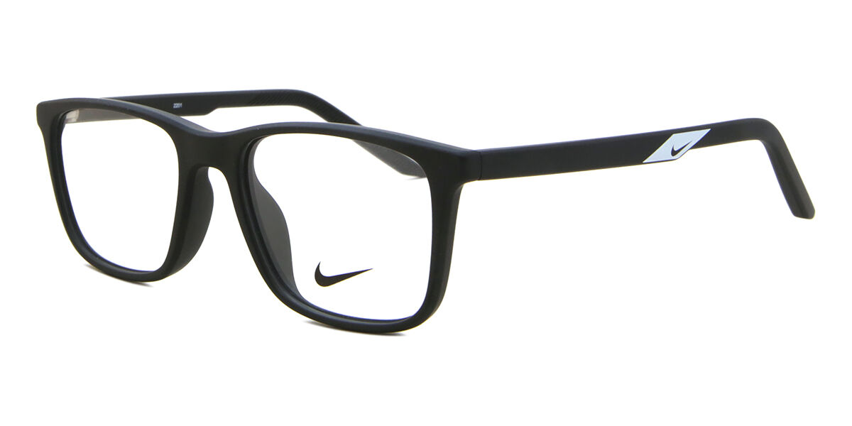 Nike 5543 001 Square Matte Black Eyeglasses | SmartBuyGlasses US