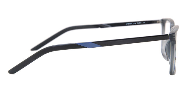 Nike 7258 034 Square Transparent Dark Grey Eyeglasses  display picture 1