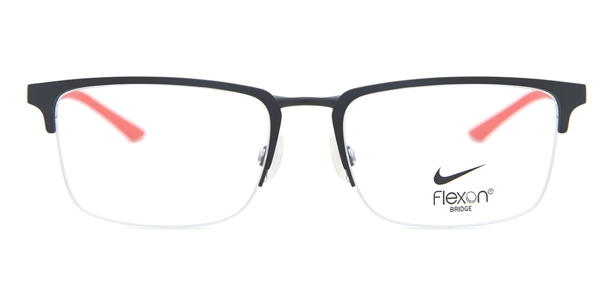 Nike 4313 N 006 Rectangle Satin Black Eyeglasses | SmartBuyGlasses US