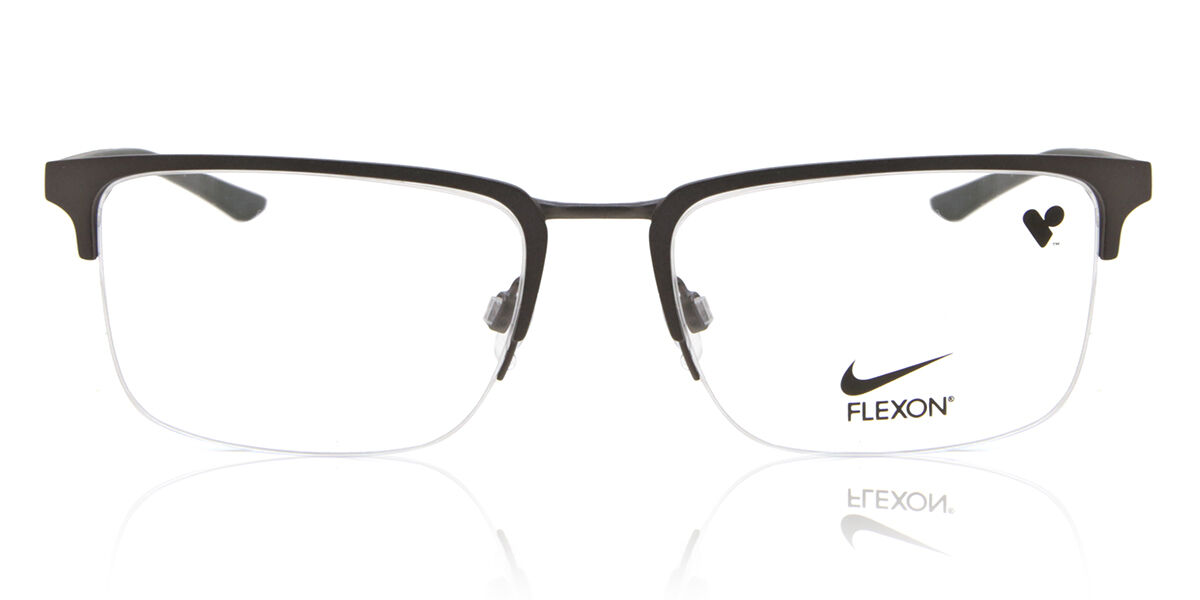 Nike 4313 N 070 Rectangle Satin Gunmetal Eyeglasses