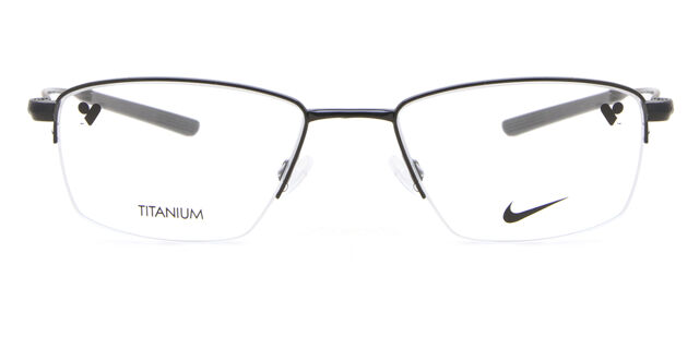 Nike 6045 001 Square Black Eyeglasses | SmartBuyGlasses US display picture 2