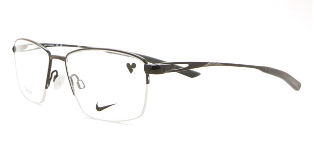Nike 6045 001 Square Black Eyeglasses | SmartBuyGlasses US display picture 2