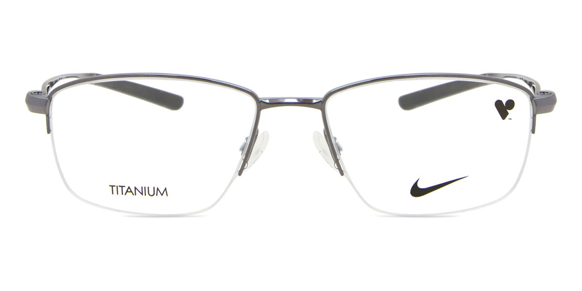 Nike 6045 070 Square Silver Eyeglasses | SmartBuyGlasses US