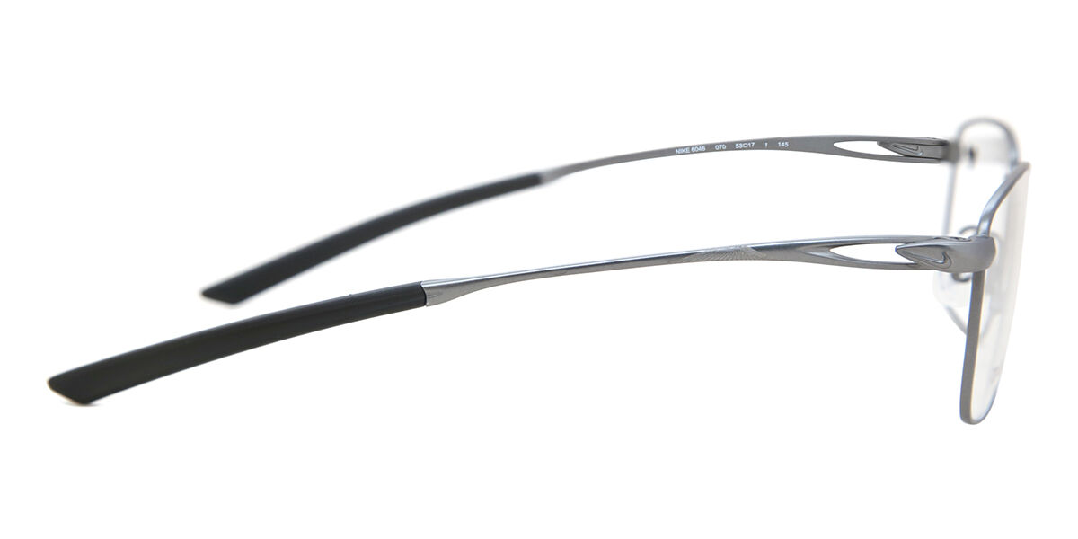 Nike 6046 070 Square Silver Eyeglasses | SmartBuyGlasses US