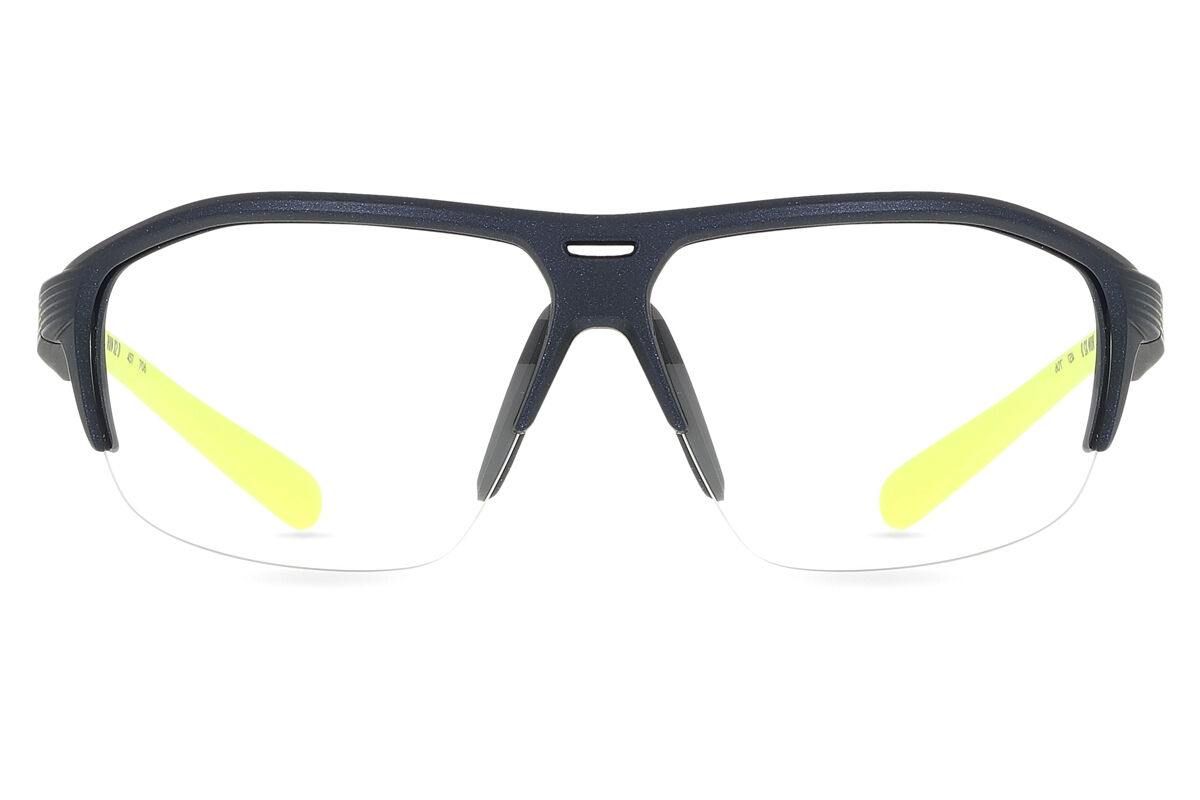 Nike RUN X2 D 457 Wraparound Matte Obsidian Black Eyeglasses