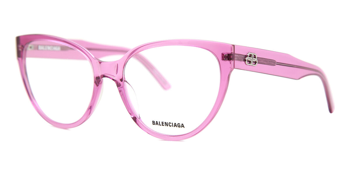 Balenciaga BB0064O 007 Pink Eyeglasses | SmartBuyGlasses US