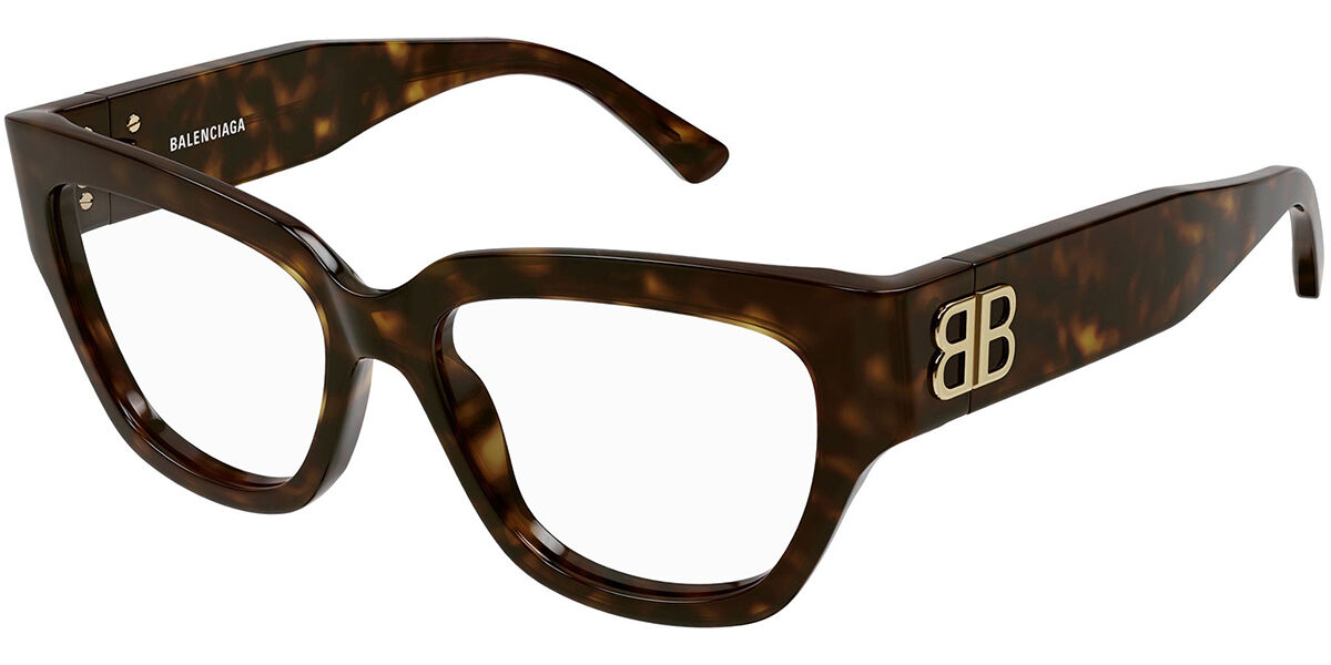 BALENCIAGA メガネ BB0326O Balenciaga BB0326O Asian Fit 005 Square Blue Eyeglasses