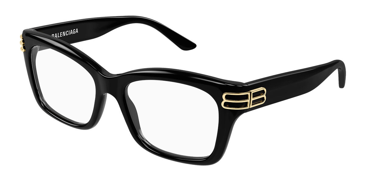 Balenciaga BB0326O Asian Fit 005 Square Blue Eyeglasses