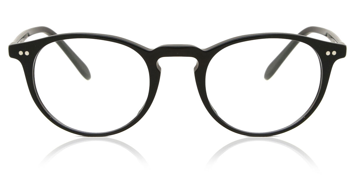 メガネ・老眼鏡 OLIVER PEOPLES Riley-R OV5004 1005 Oliver Peoples OV5004 Riley-R 1005 Oval Black Eyeglasses