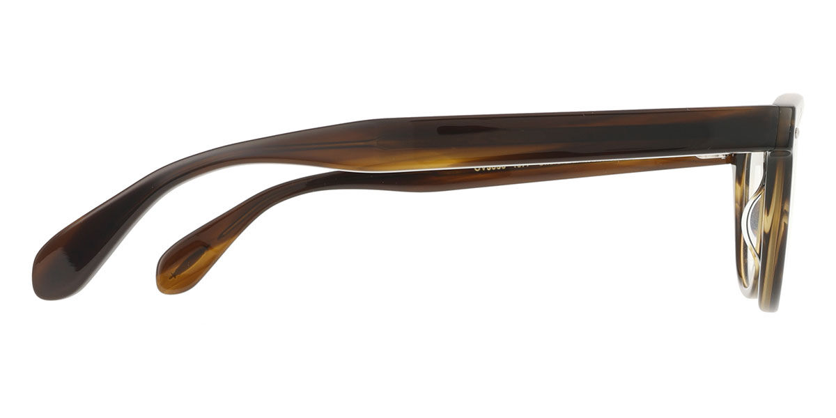 【obake】 Oliver Peoples OV5036 Sheldrake 1677 Oval Dark Bark Brown Horn