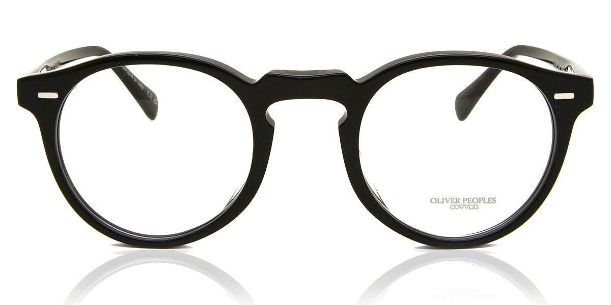 Oliver Peoples OV5186 Gregory Peck 1005 Oval Black Eyeglasses
