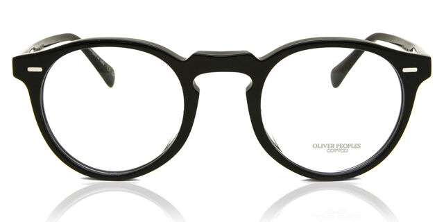 Oliver Peoples OV5186 Gregory Peck 1005 Oval Black Eyeglasses 