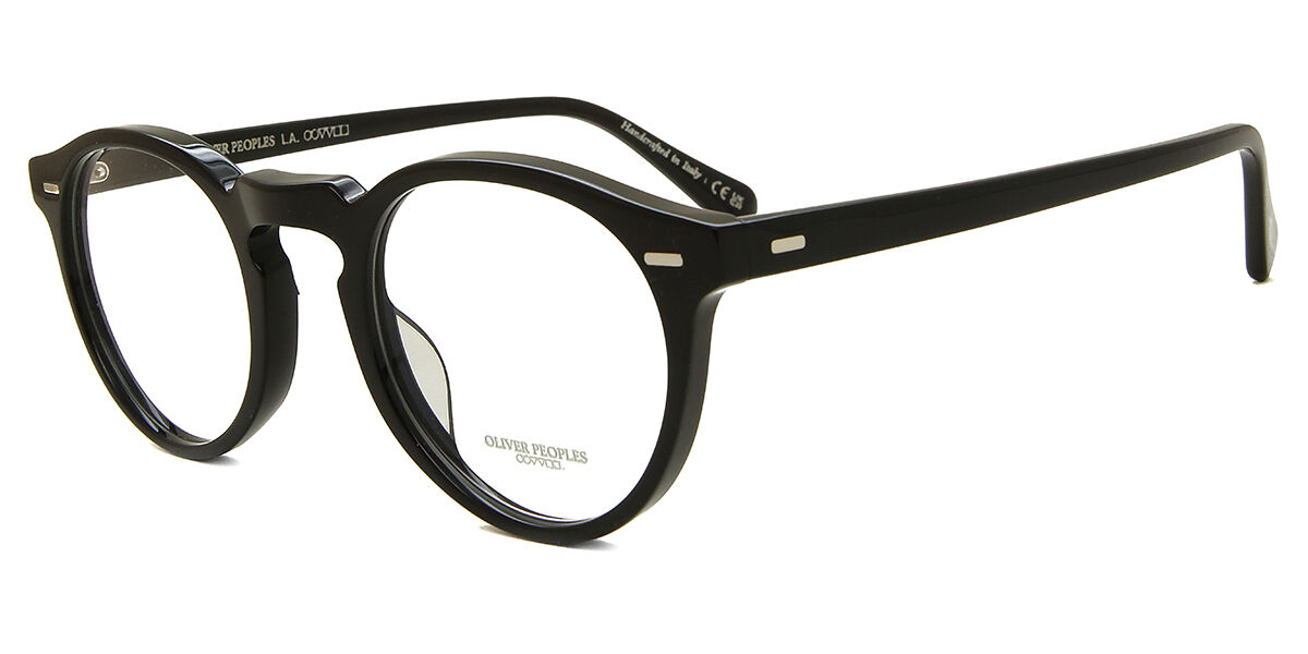 Oliver Peoples OV5186 Gregory Peck 1005 Oval Black Eyeglasses