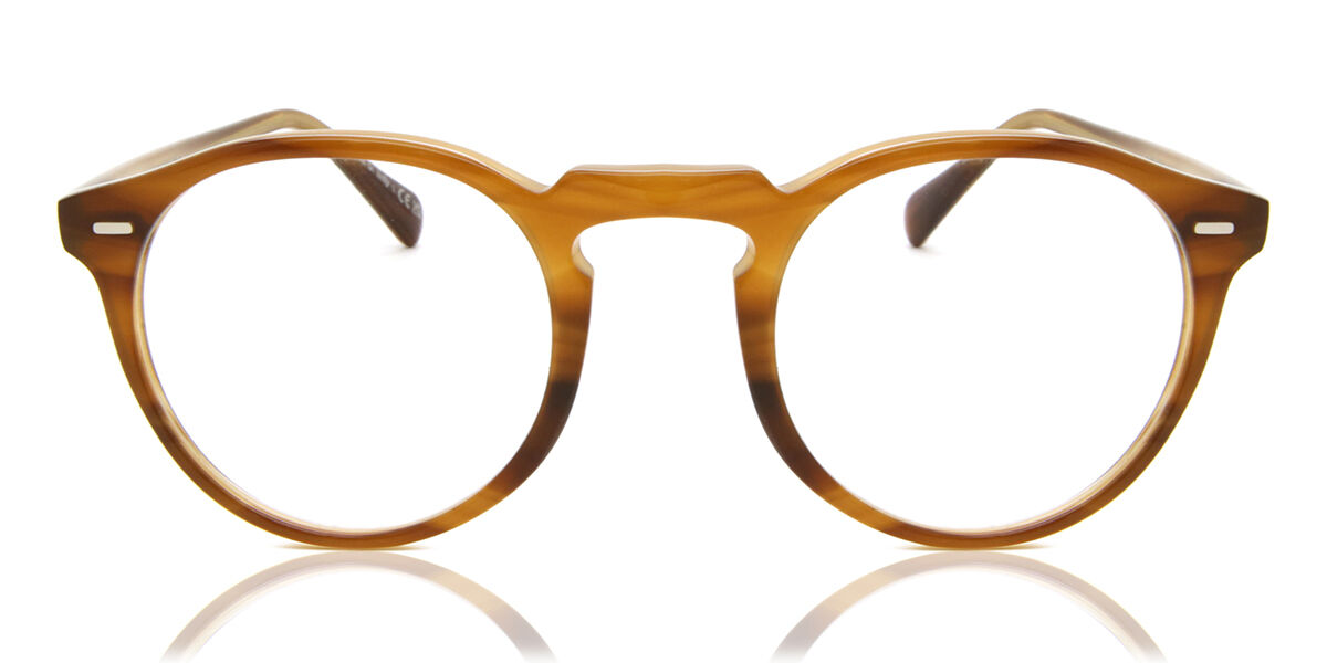 Oliver Peoples OV5186 Gregory Peck 1011 Oval Raintree Brown Horn