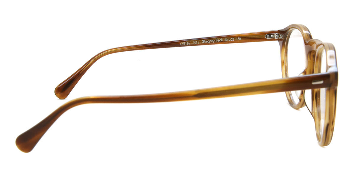 Oliver Peoples OV5186 Gregory Peck 1011 Oval Raintree Brown Horn