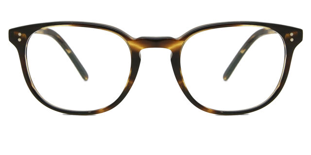 Oliver Peoples OV5219 Fairmont 1003 Oval Striped Cocobolo Black 
