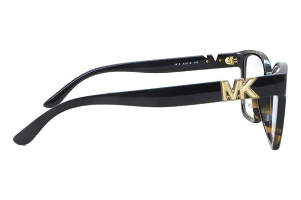 Michael Kors MK4094U KARLIE I 3912 Square Black Dark Tortoise