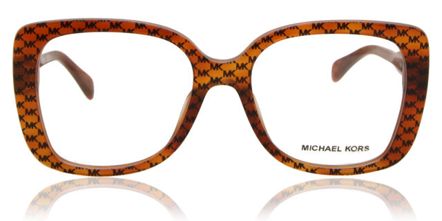 Michael Kors MK4104U PERTH 3555 Square Pattern Amber Mk 