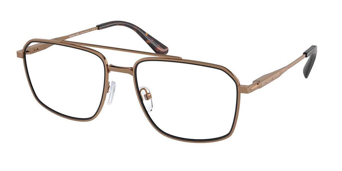 Michael Kors MK3084 TORDRILLO 1899 Pilot Shiny Gold Eyeglasses