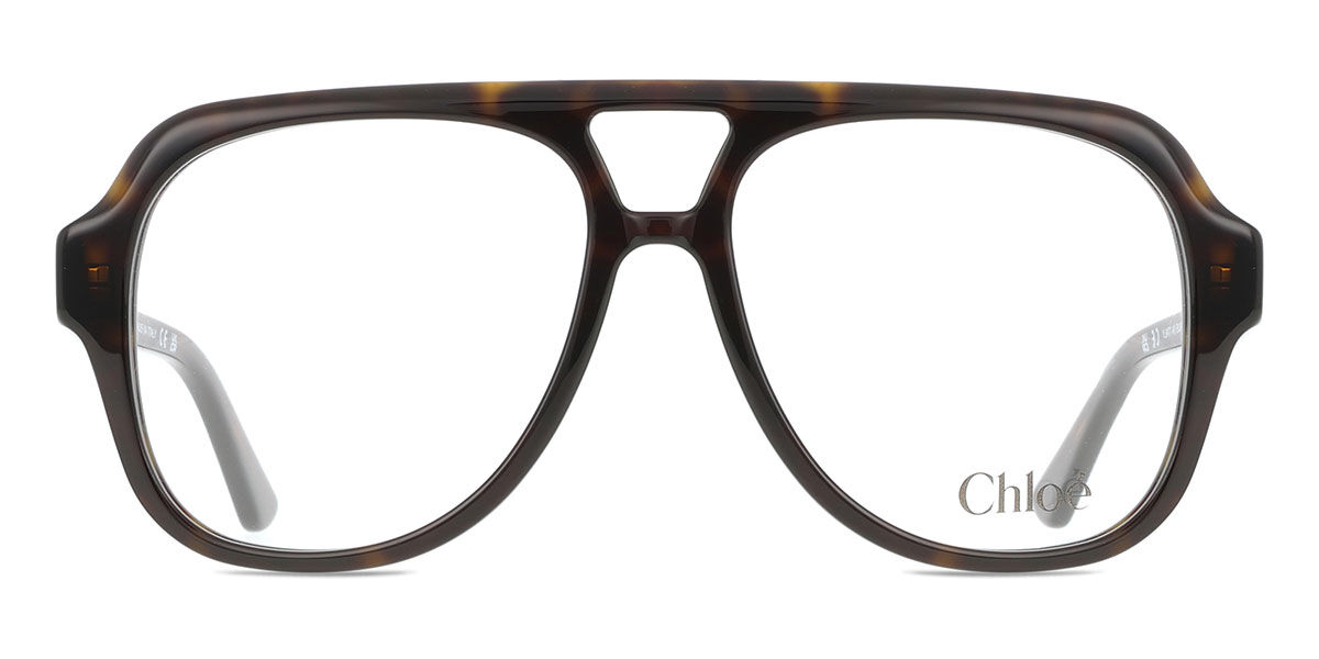 Chloé CH0339O 002 Pilot Tortoise Eyeglasses | SmartBuyGlasses US