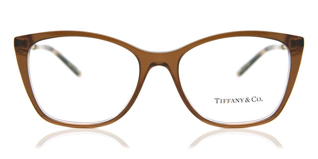 Tiffany & Co. TF2160B 8255 Cat Eye Transparent Brown 