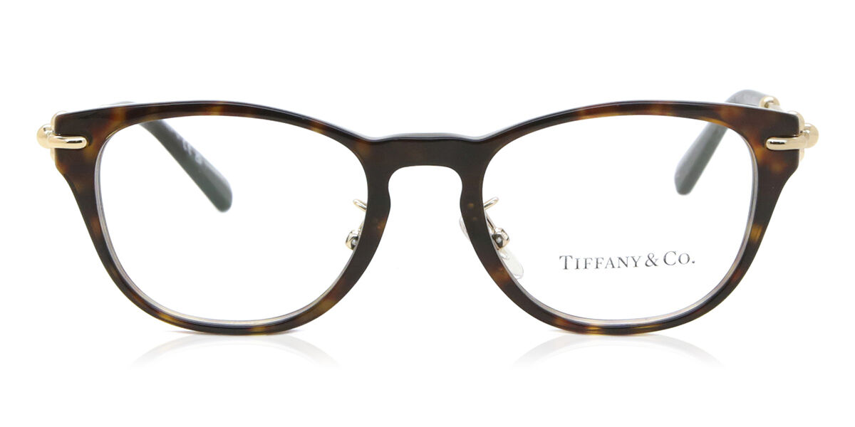 Tiffany & Co. TF2237D Asian Fit 8015 Square Tortoise Eyeglasses